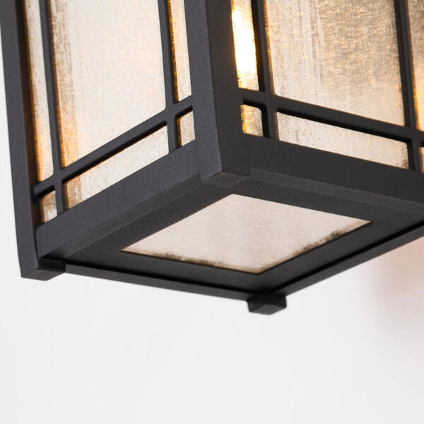 Applique esterna nera E27 60W IP44 Cedar Point Quoizel