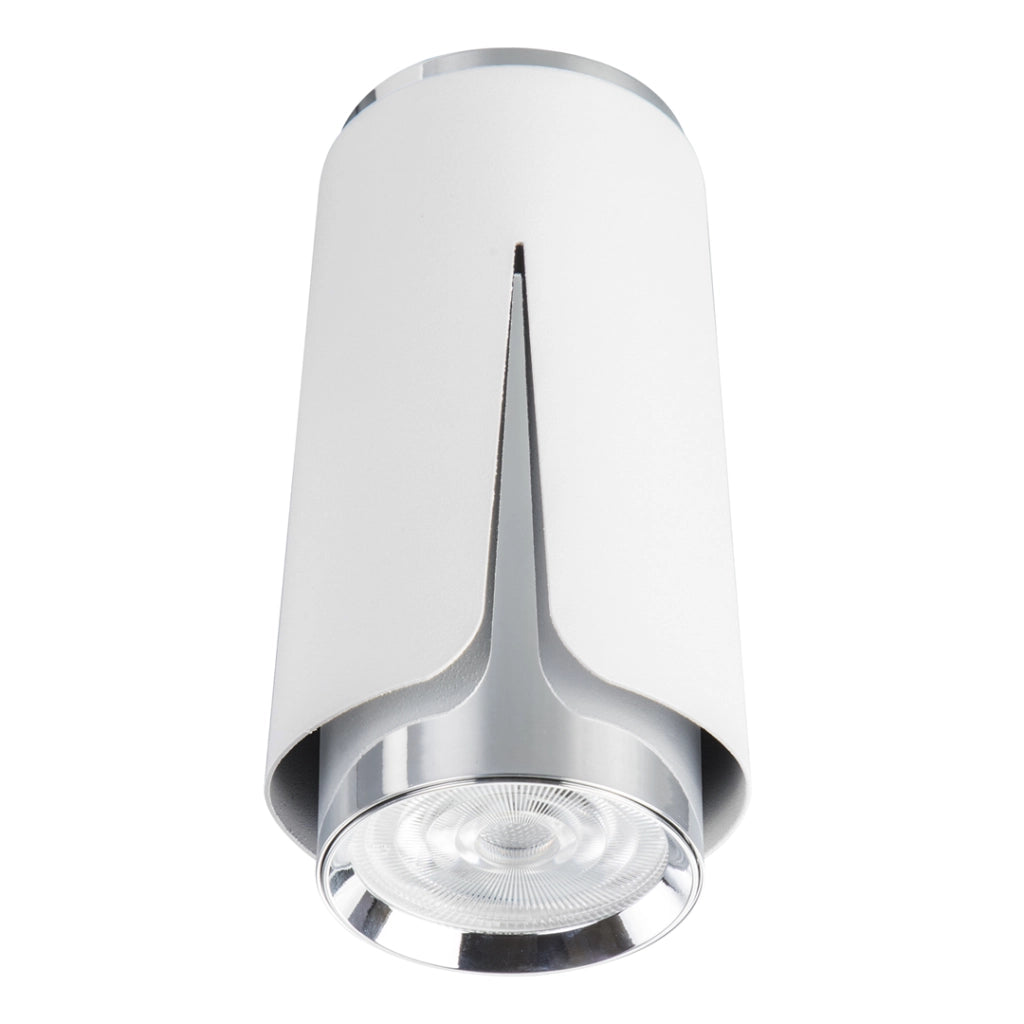 Spot da soffitto Flower bianco/cromo 1xGU10 8W Milagro
