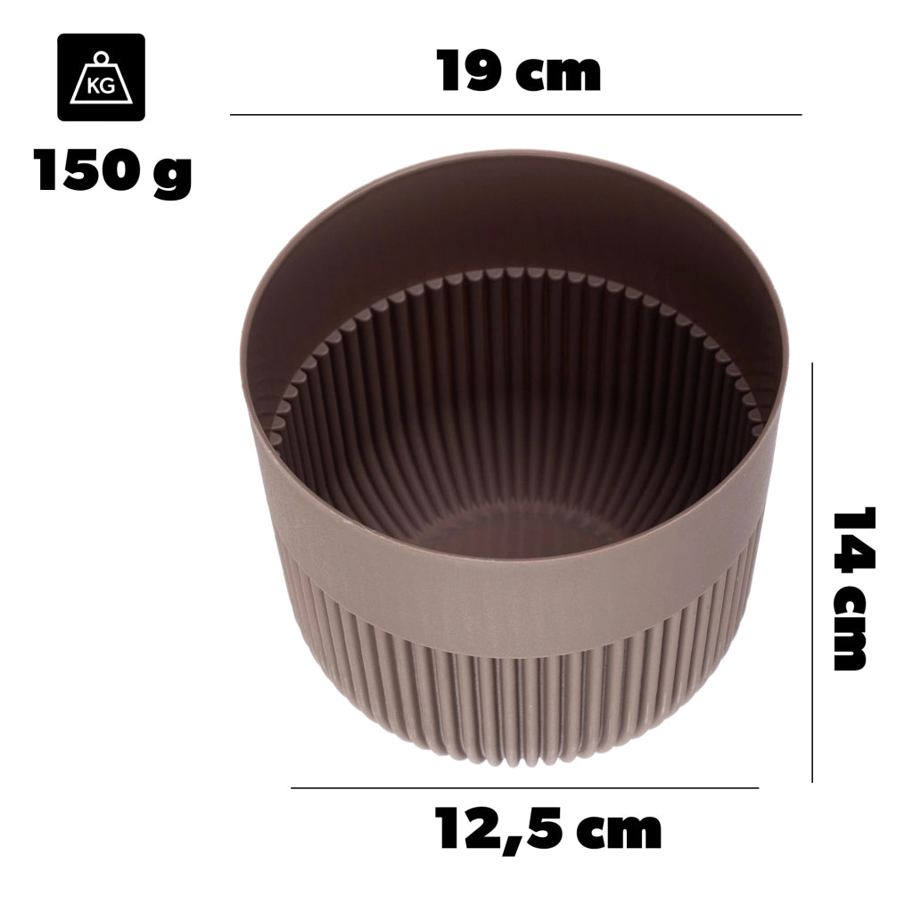 KADAX Doniczka Alia DAL19 beż mat <10> K16437