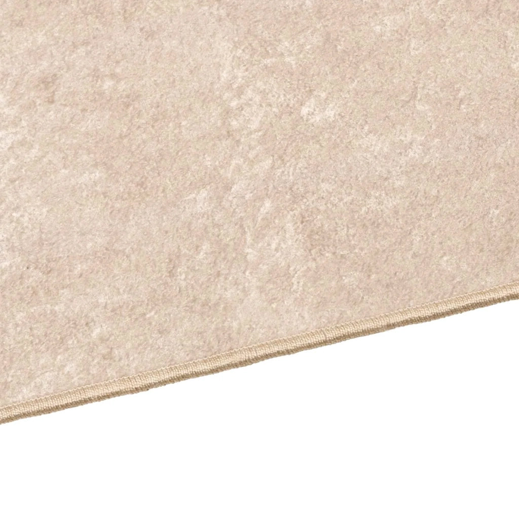 Runner Tappeto MARSA Crema 100 x 350 cm Poliestere e PVC 42023065