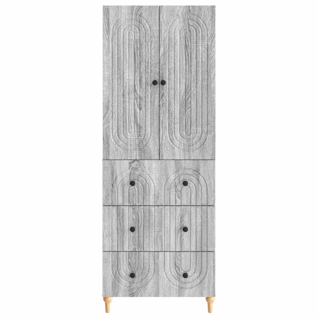 Set di armadi 2 pcs Sonoma grigio 66 x 34,5 x 90 cm 3416463