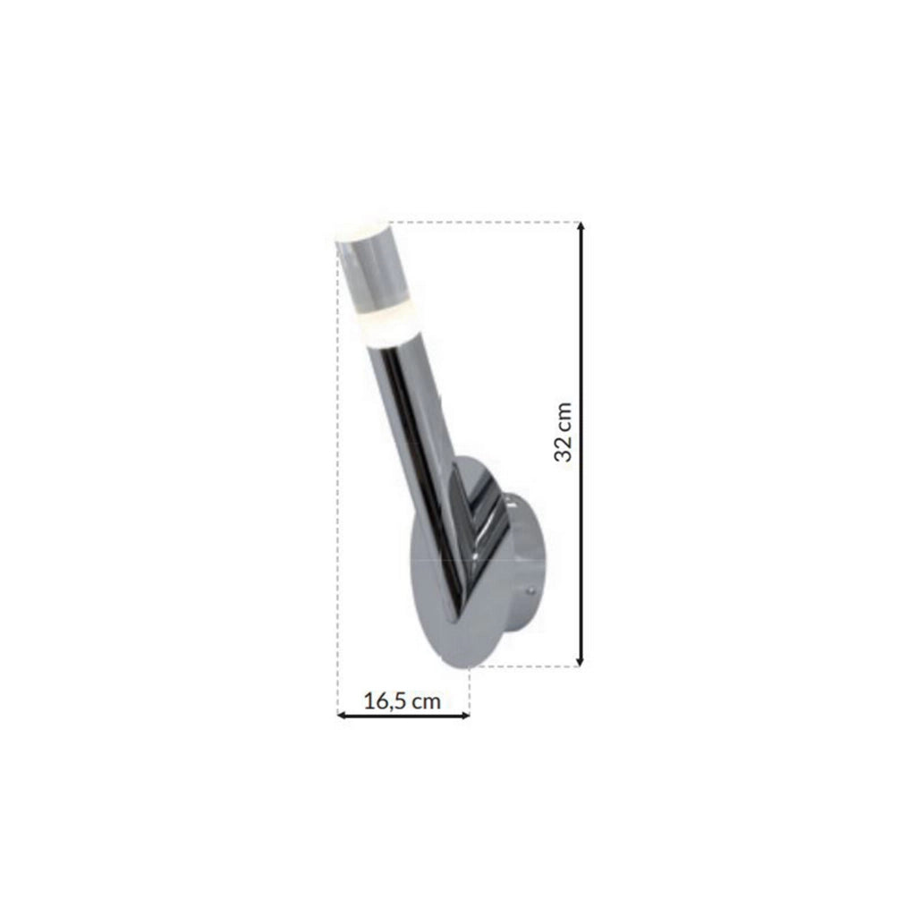 Applique LED Milagro Ice ML178 5W cromo luce 4000K