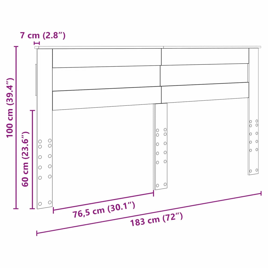 Testiera | Testata Rovere fum¨¦ Legno multistrato