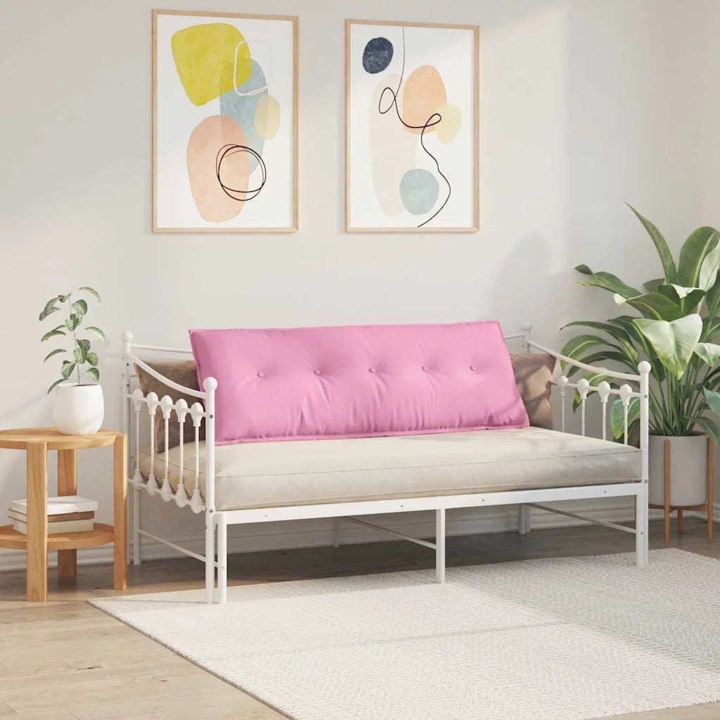 Cuscino per Schiena Rosa 140 x 19 x 50 cm Tessuto 42014845