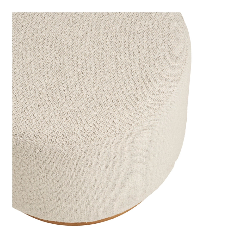 Pouf Daisy, Bianco, Poliestere, 50x50x41 cm