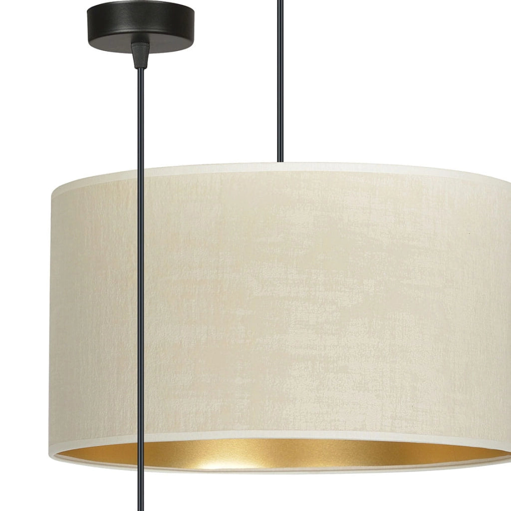 Lampada a sospensione Emibig Hilde Ø35 crema E27 dimmer