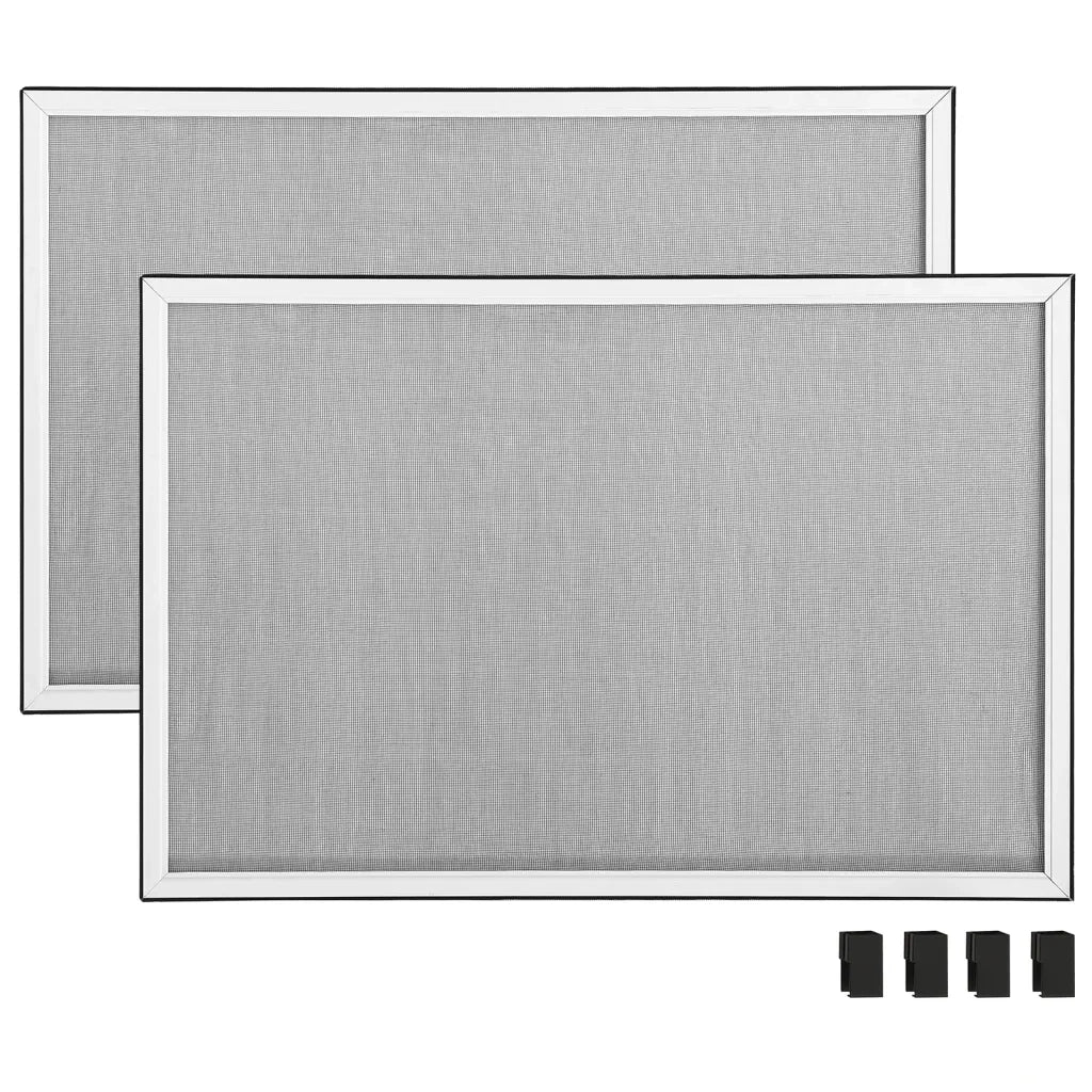Zanzariera Allungabile per Finestre Bianca (100-193)x75 cm CFW2145385