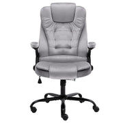 Sedia da Ufficio Grigio Chiaro in Velluto 20570