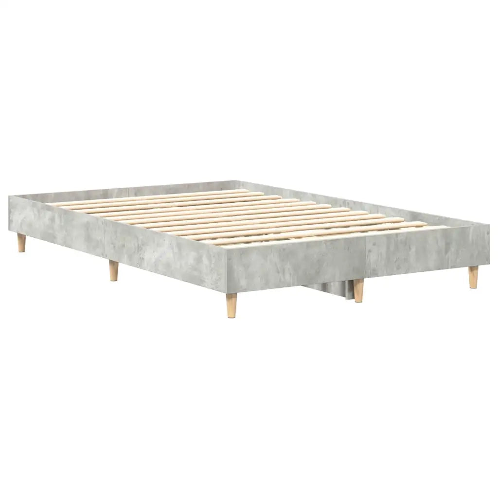 Struttura del letto-Giroletto Grigio cemento 193 x 123 x 25 cm