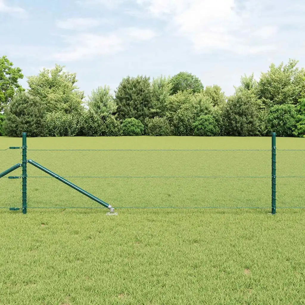 Palo della recinzione Verde 25 x 0,5 m (rete da 13 mm) Acciaio