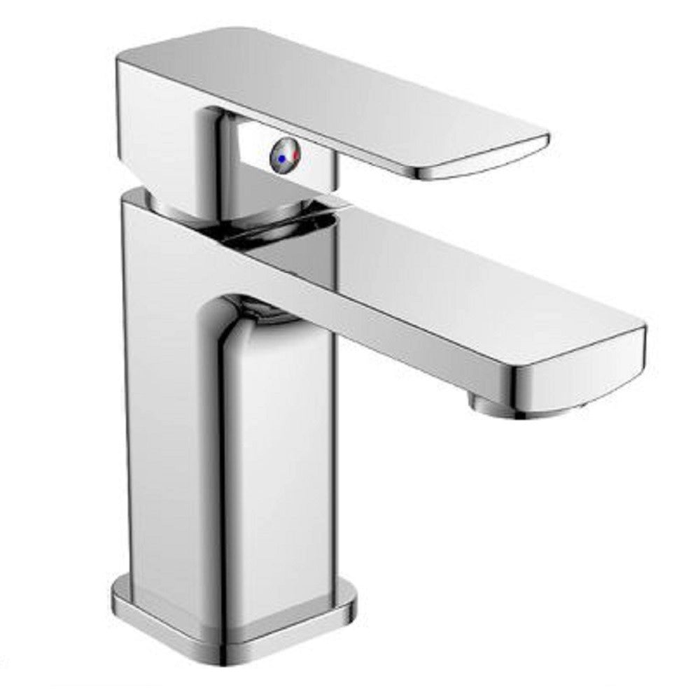 Trade Shop - Rubinetto Miscelatore Monocomando Cromato Per Lavabo Lavandino Moderno Shape87114 -