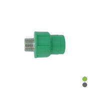 RACCORDO FILETTATO MASCHIO IN POLIPROPILENE- 1/2 x Diam. 25 Grigio- DH- pezzi 1