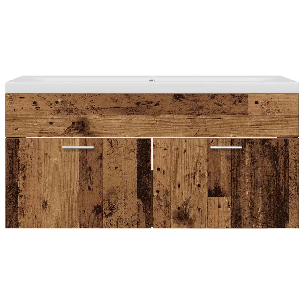 Mobile da Bagno | Armadio da bagno con porta Legno vecchio 100 x 38,5 x 46 cm