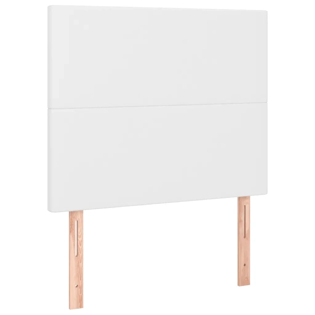 Giroletto a Molle con Materasso Bianco 120x200 cm in Similpelle