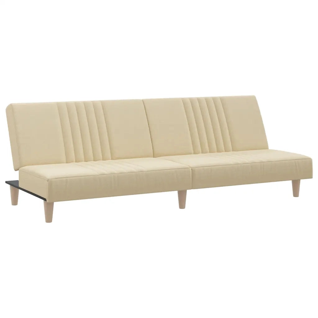Divano letto | Sof¨¤ letto | Letto singolo Crema in Tessuto