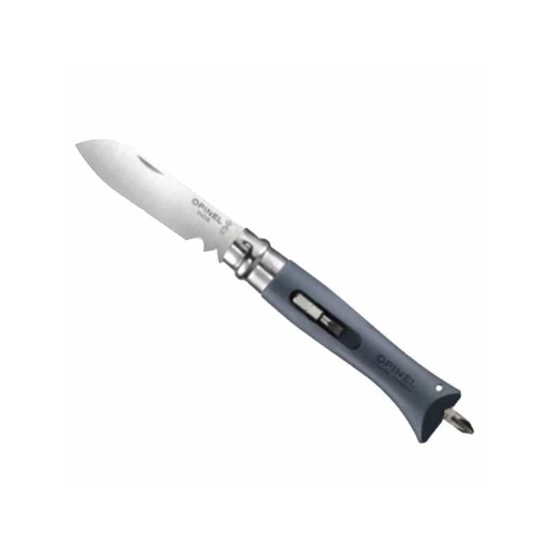 Coltello Virobloc Inox N. 9 Brico Grigio Opinel