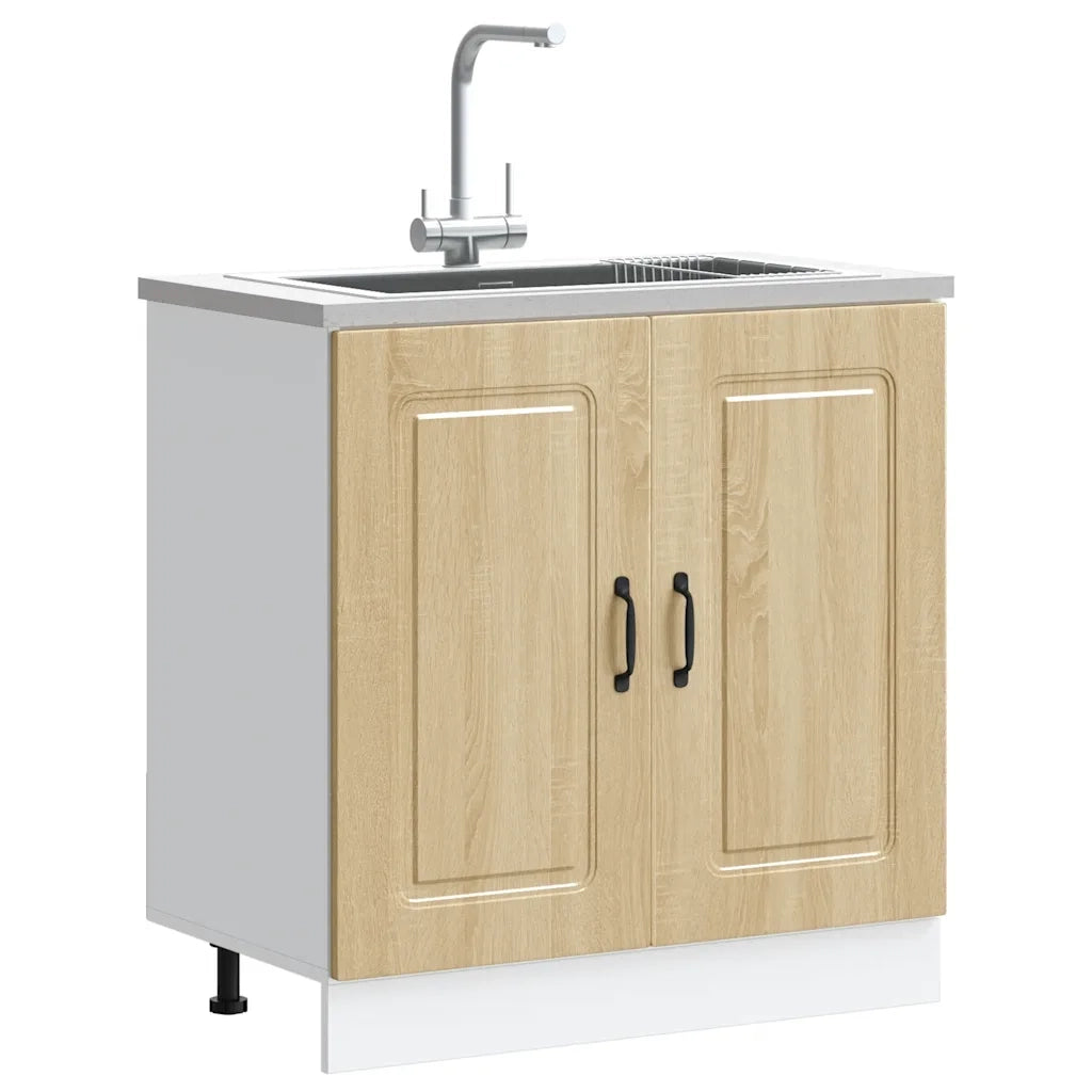 Mobile base lavello Kalmar Rovere Sonoma 80x46x81,5 cm 853450