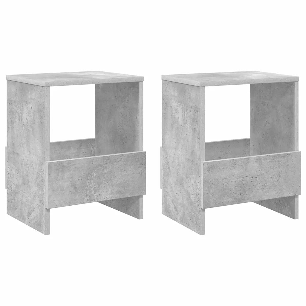 Scaffale per riviste 2 pcs Grigio cemento 35 x 30 x 45 cm 890975