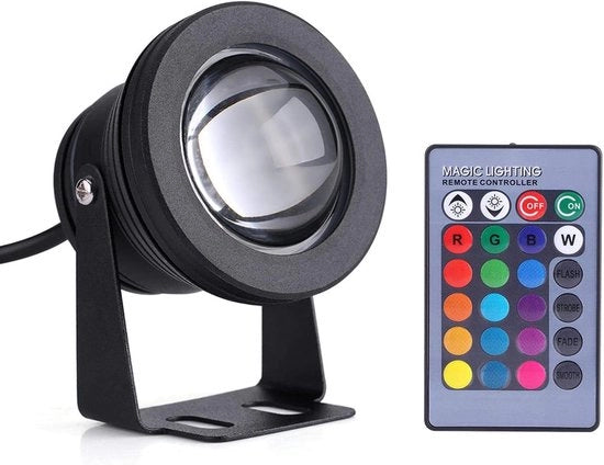 Illuminazione subacquea a punti 12V LED RGB per barca e acquario con telecomando