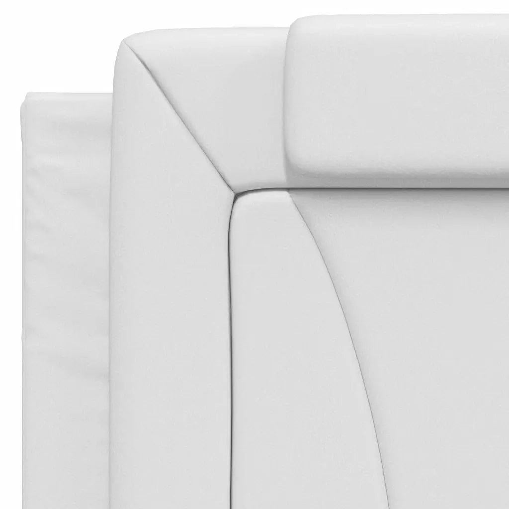 Letto Viana con Materasso Bianco 100x200 cm in Similpelle