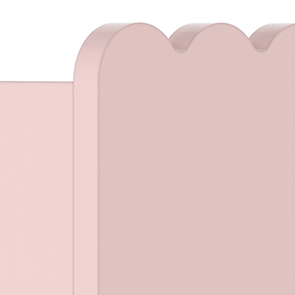 Set di 2 mensole da parete per bambini 40 x 10 x 10 cm rosa 03_0010612