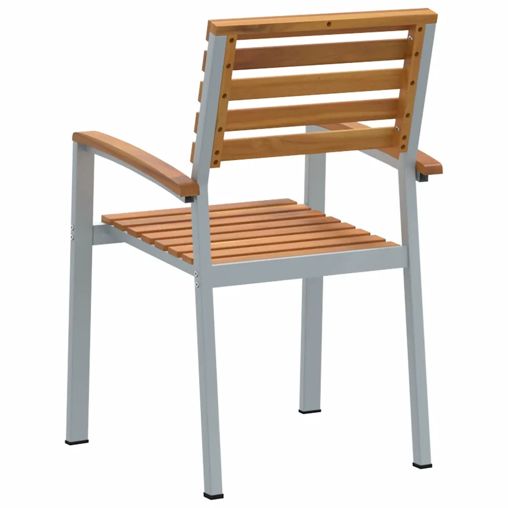 Sedia da Giardino 2 pcs Marrone 56 x 57 x 87 cm 4010624