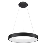 Italux Giulia lampada a sospensione LED 50W nera Ø60