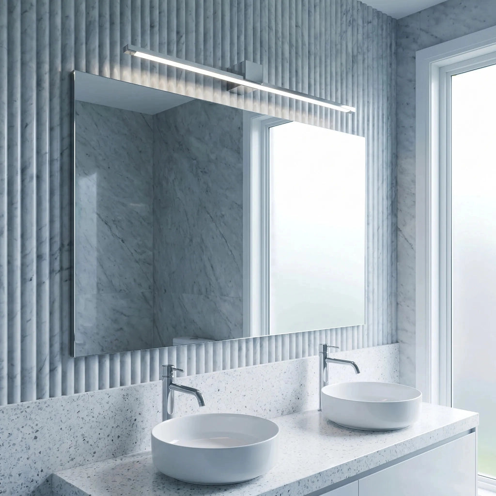 Applique Da Bagno Led Swe042-1w 80 Cm Chrome
