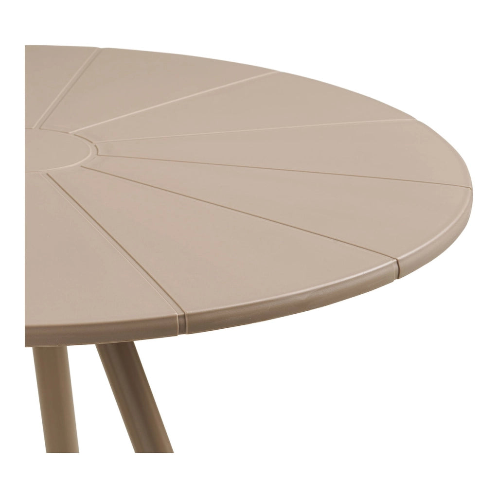 Tavolo Barletta, Marrone, Metallo, 70x70x73,5 cm