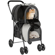 Letto per Cani e Gatti con Cuscini e Cinturino ¨C Minimal ¨C Grigio 66x50x98