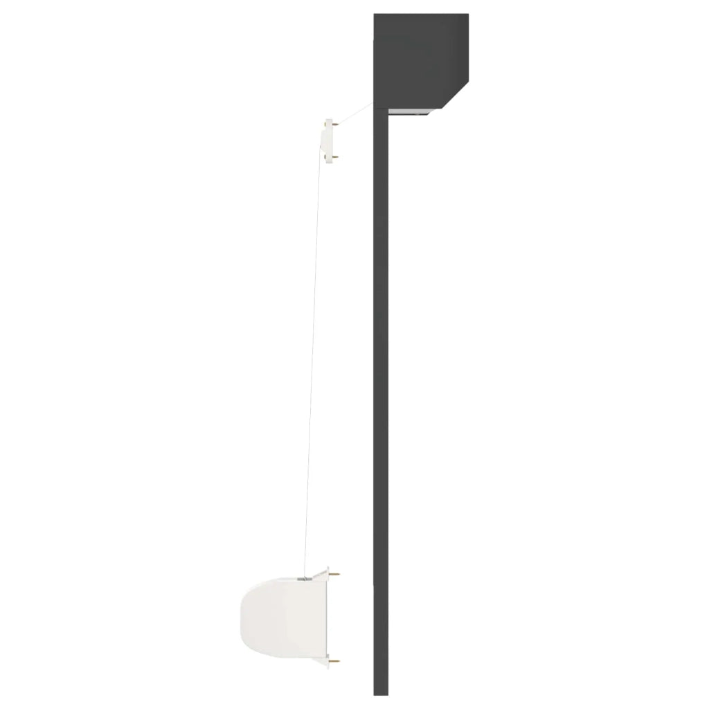 Persiana a rullo Antracite 80 x 100 cm Alluminio e poliuretano 42047064