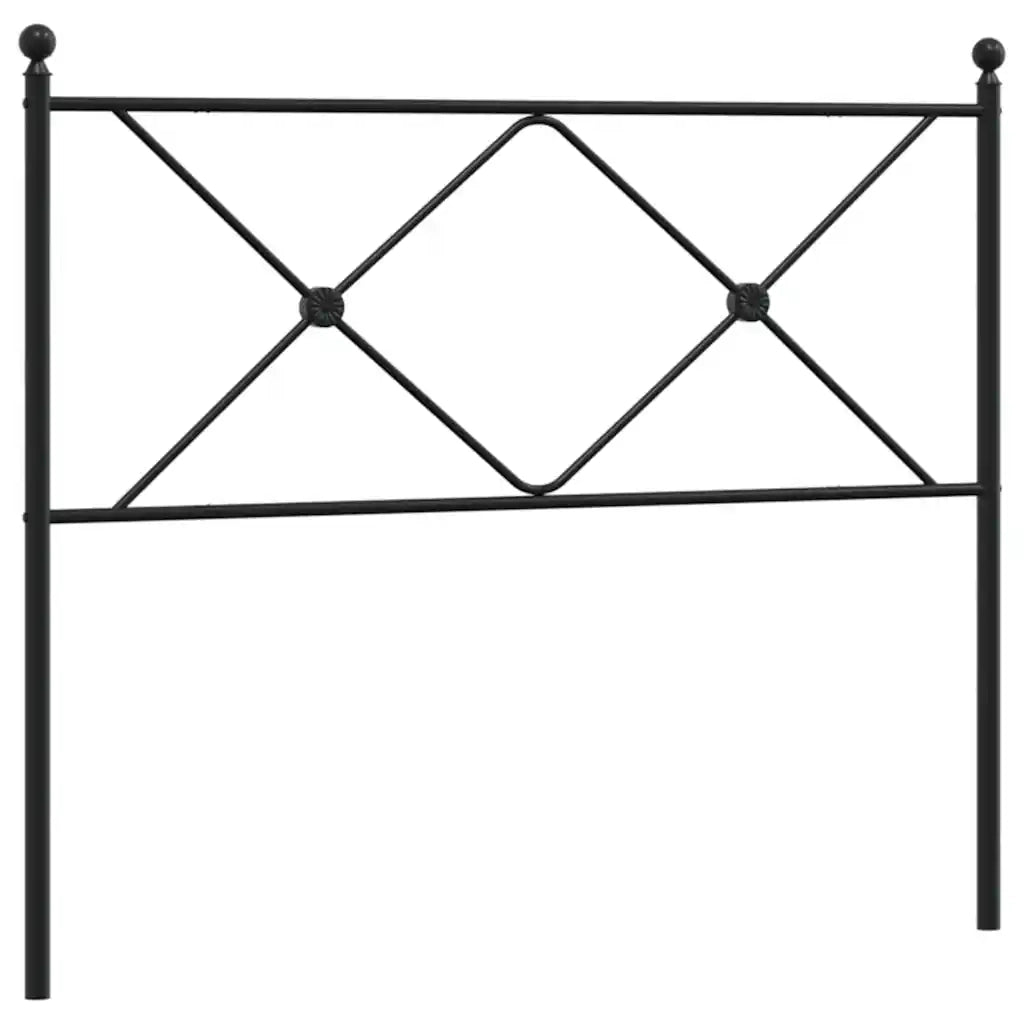 Testiera di Ricambio in Metallo Nero 100 cm 376531
