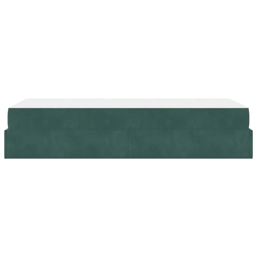 Struttura letto con materasso 2 pcs-Giroletto Verde Velluto