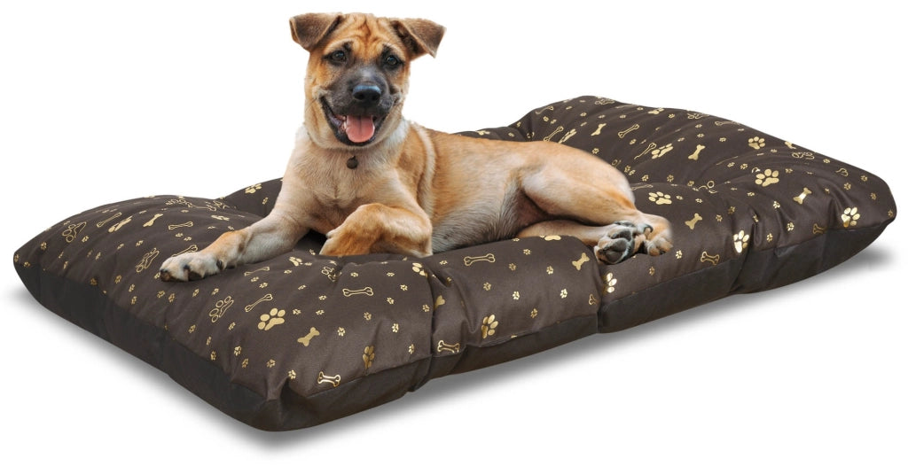 AIO FACTORY 120x80 cm PRESTIGE Cuccia per cani impermeabile personalizzabile Golden Bones