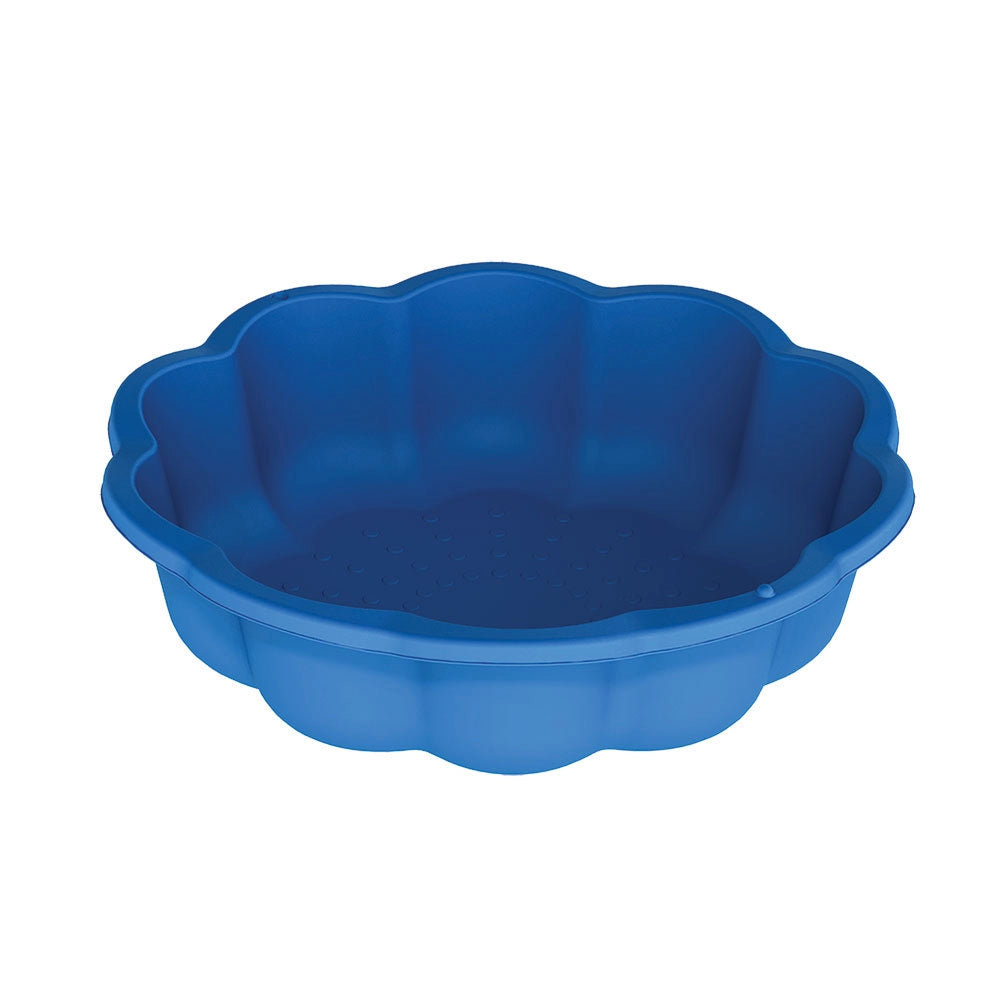 Piscina Sabbiera Flower in Plastica 57L Ø76x20,5cm Blu
