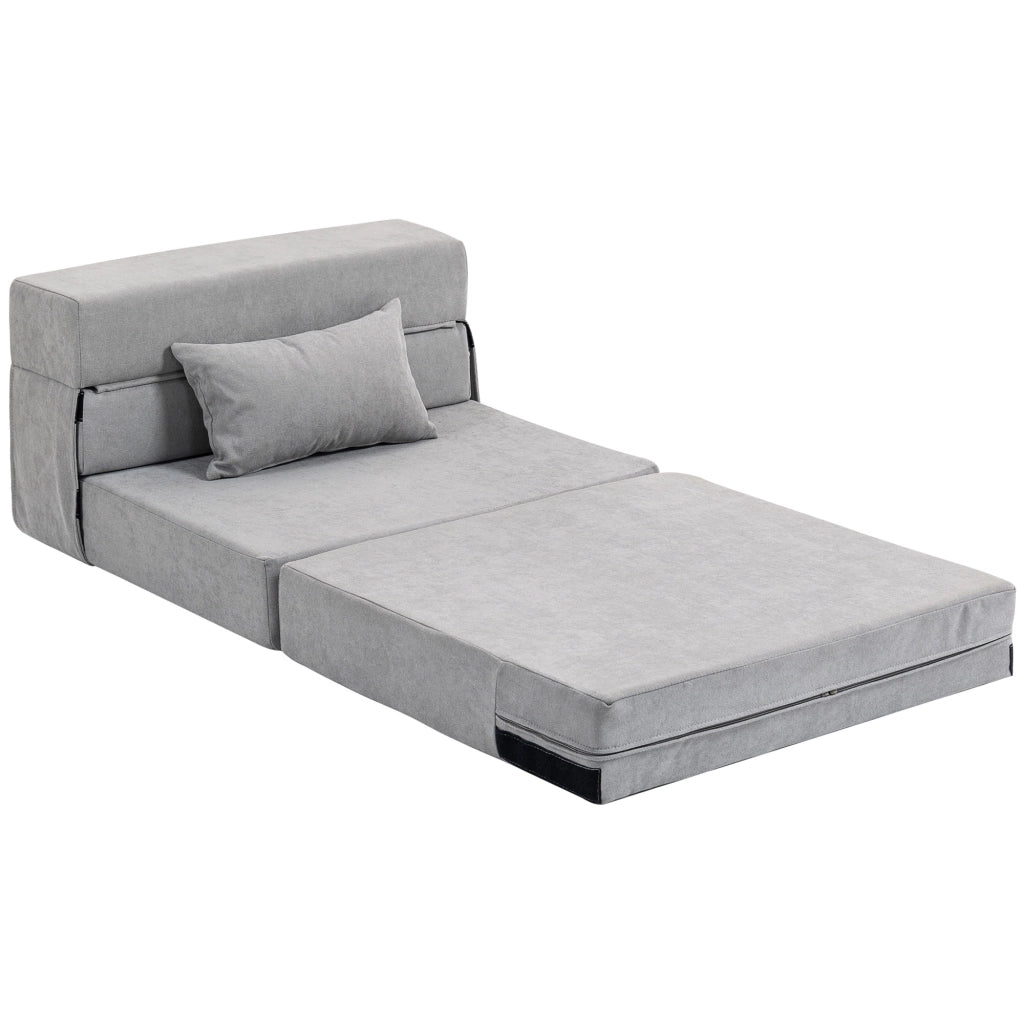 Divano letto ¨C Minimal ¨C tessuto chiaro
