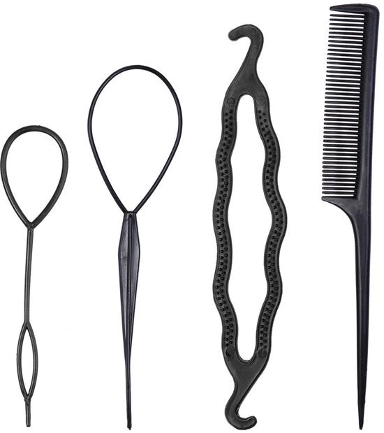 Set di stile per capelli leggero - accessori per capelli - aiuto per la capigliatura - chiusura per capelli - pettinatura per capelli - accessori per capelli sostenibili - dimensioni 16 x 6 x 2 cm - accessorio per capelli