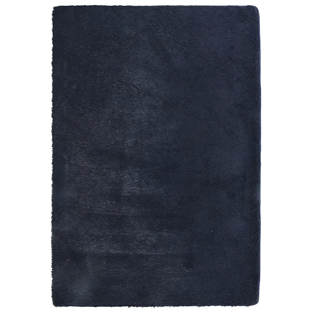 Tappeto del soggiorno | Tappeto Shaggy a Pelo Lungo NAVARRA Blu Marino 200x290 cm