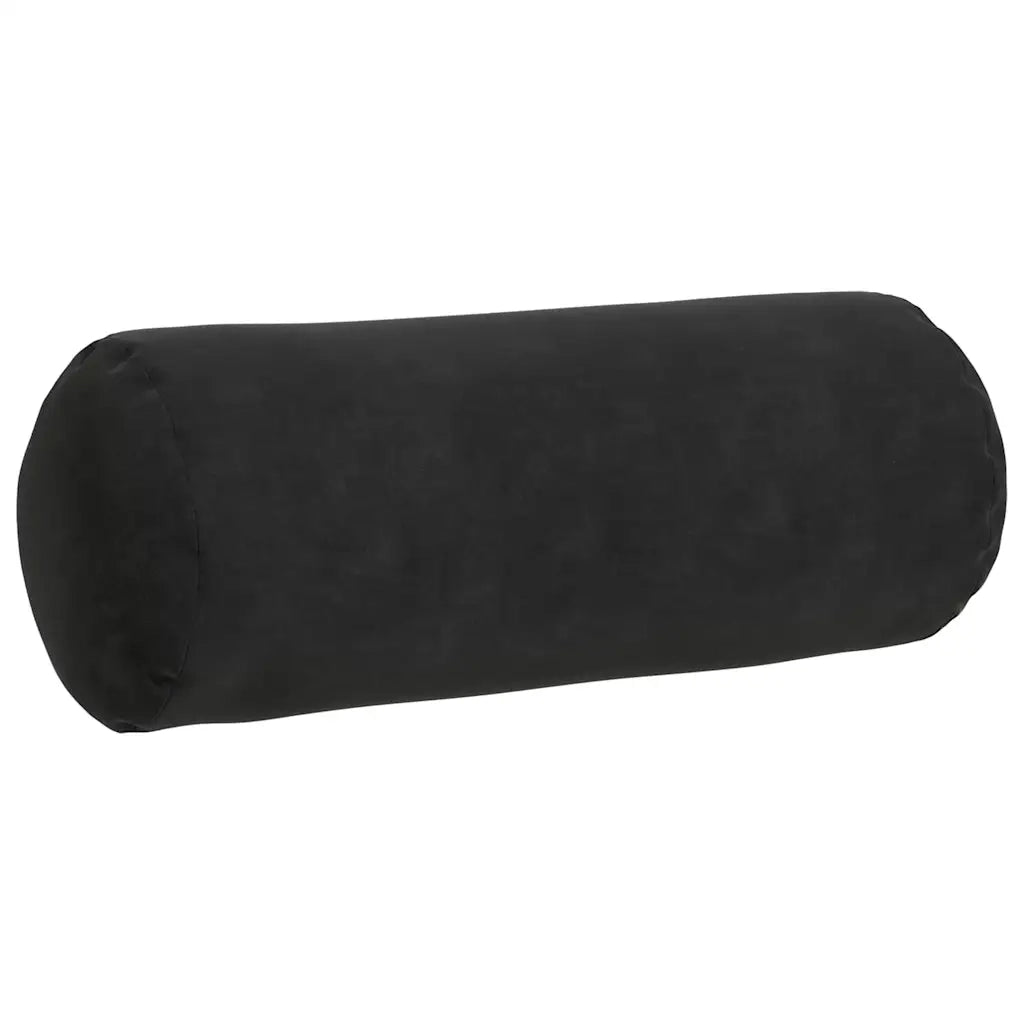 Cuscini a rullo 2 pcs Nero Ø 15 x 40 cm Tessuto in Cords 42014291