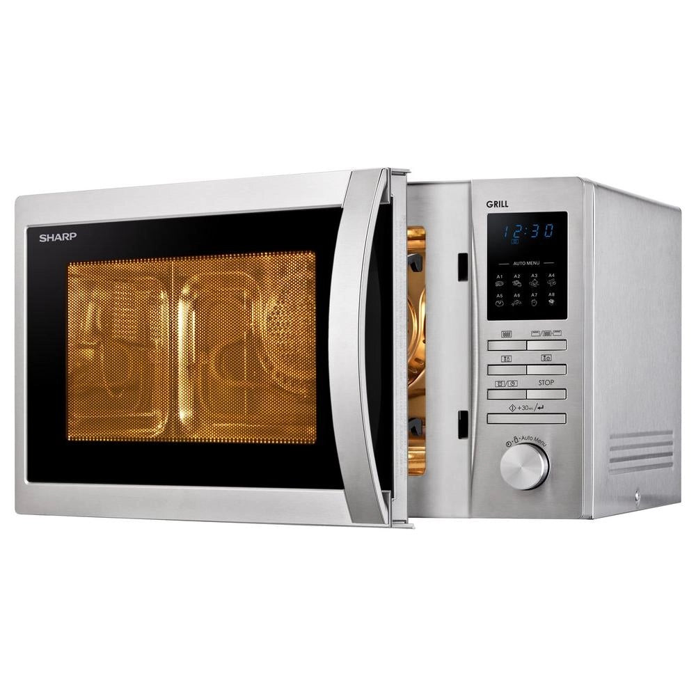 Microonde Sharp R722STWE 25 Litri 900 W (A30,6xL51,3xP42,9) Inox