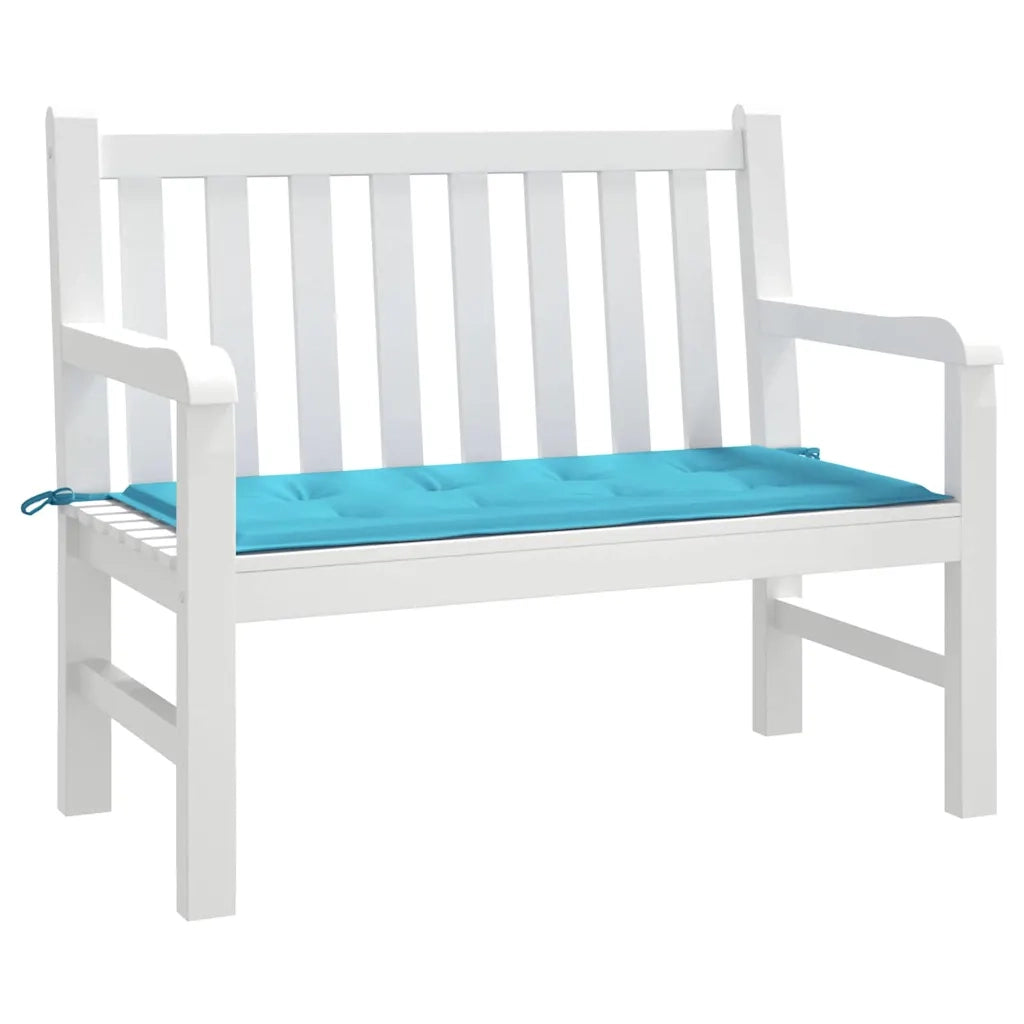 Cuscino per Sedia Turchese 100 x 50 x 3 cm Tessuto Oxford 361119