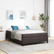 Letto a molle Marrone Scuro 140 x 200 cm Tessuto 3398867