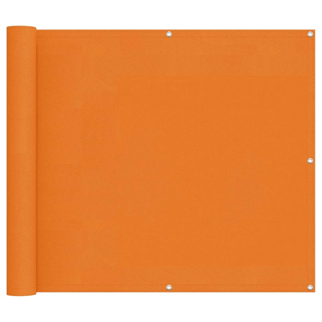 Schermo da balcone | Paravento da Balcone Arancione 100 x 600 cm Tessuto Oxford