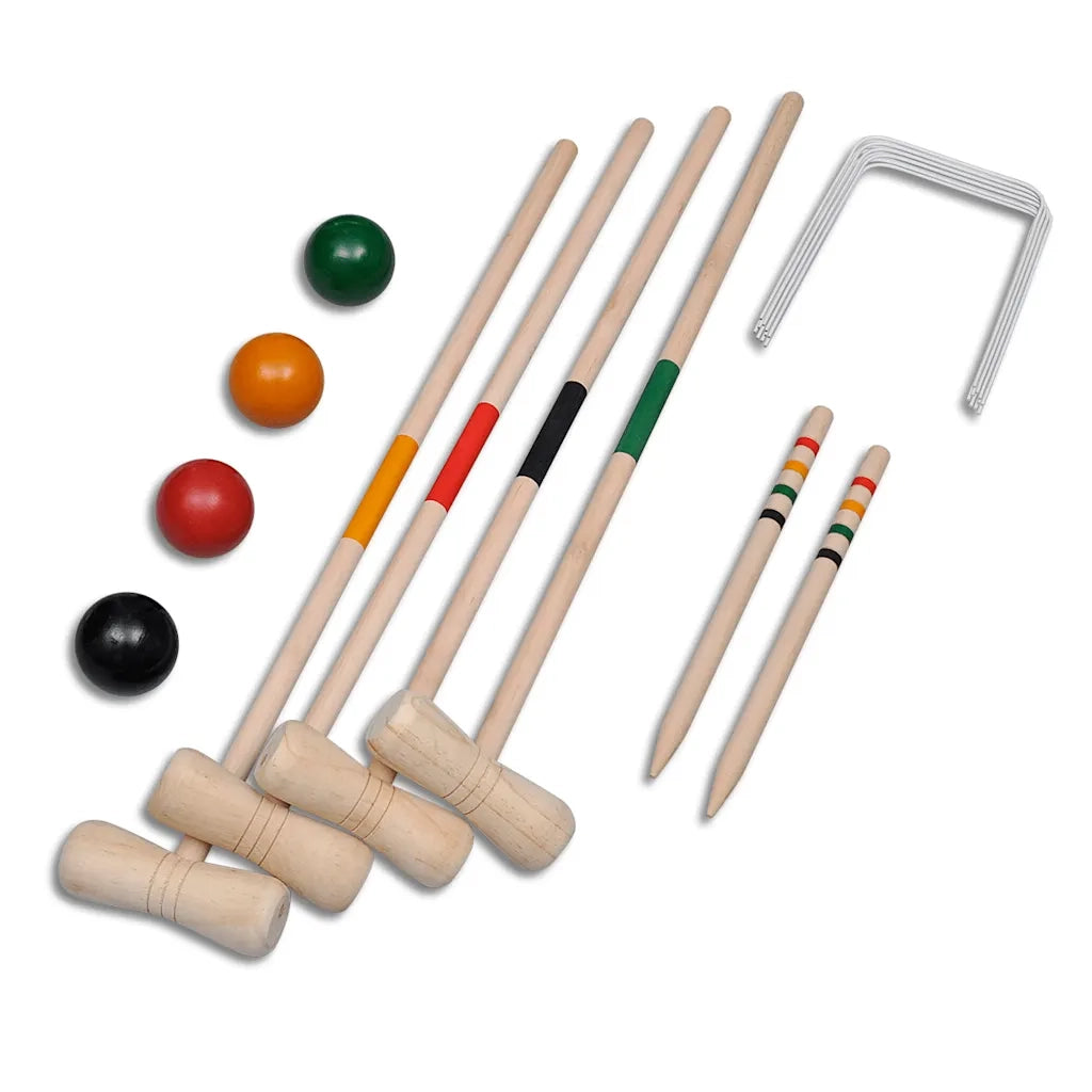 Set Gioco Croquet di legno per 4 giocatori CFW7982560