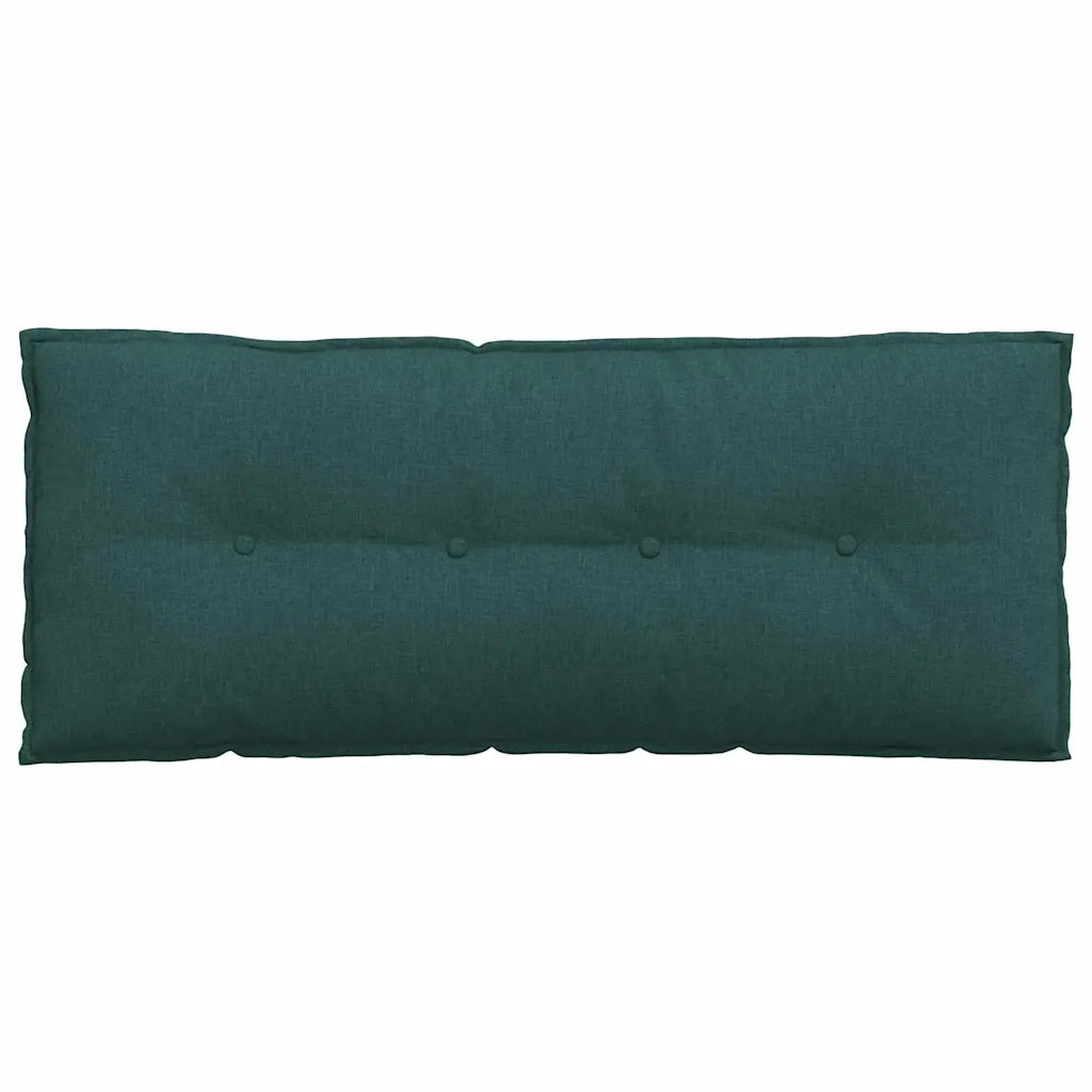 Cuscino per Schiena Verde Scuro 120 x 19 x 50 cm Tessuto 42014792