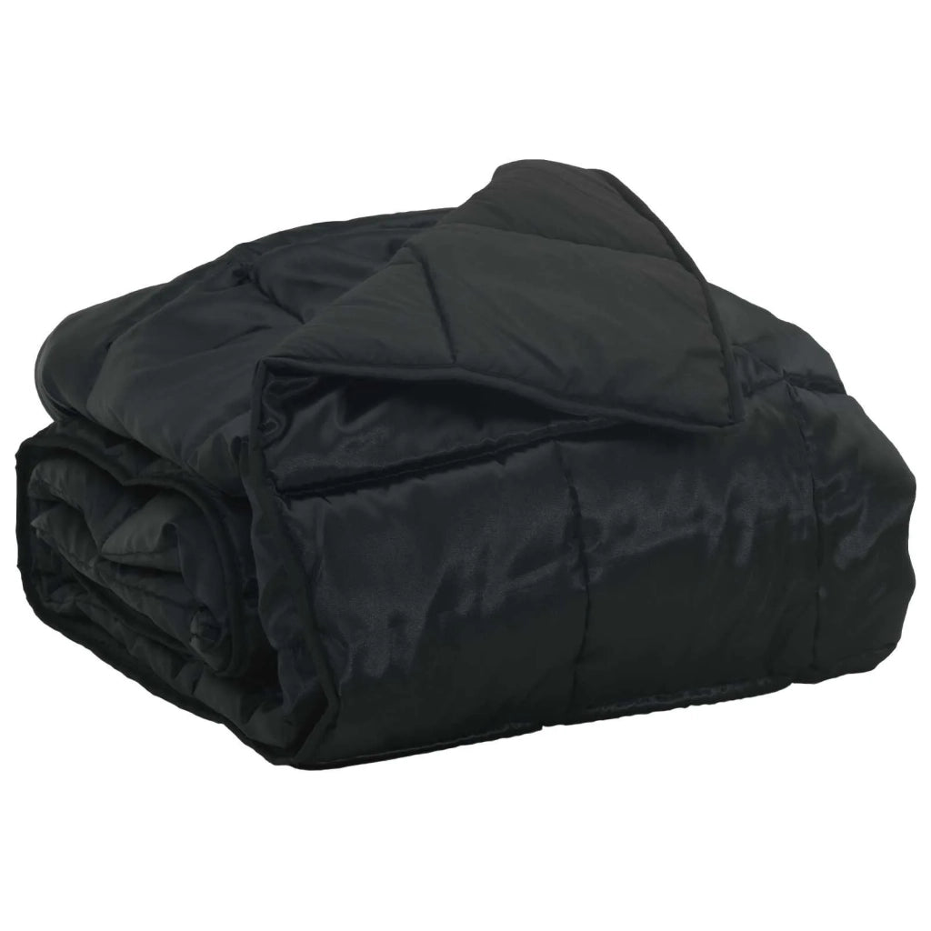 Piumone | Duvet Estivo Nero 200 x 220 cm Satin e Micropile
