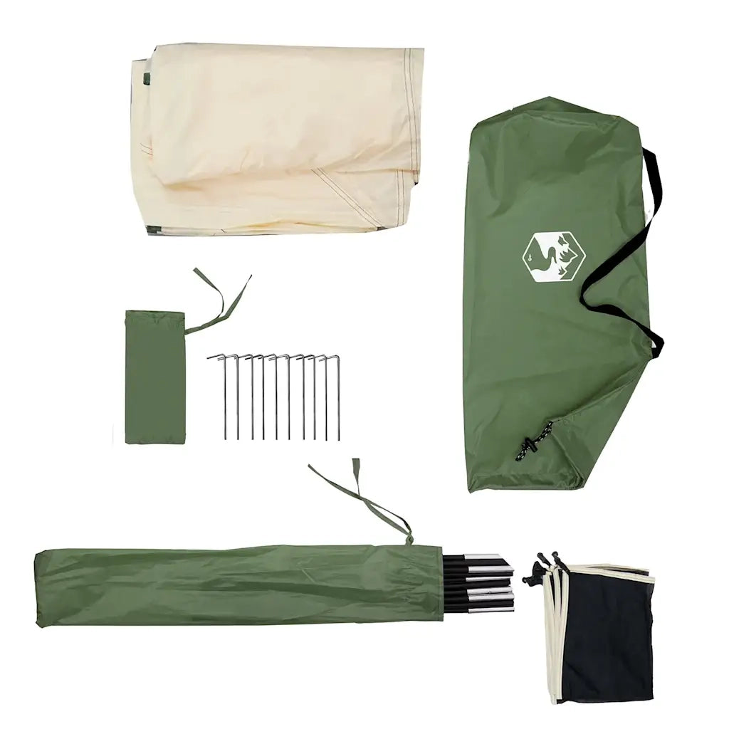 Frangivento da Campeggio Verde 510x153 cm Impermeabile 4009648