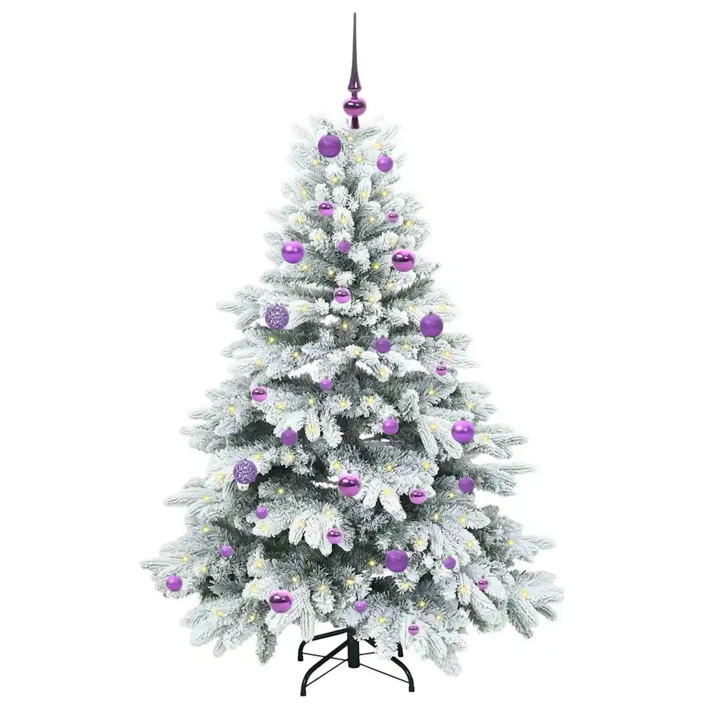 Albero di Natale artificiale con 150 LED Bianco 150 cm PE e PVC 3397607