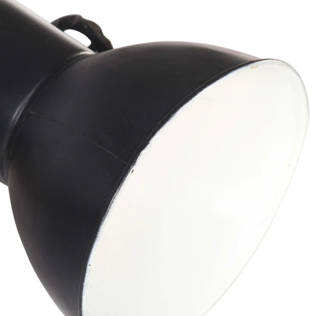 Lampada da Parete in Stile Industriale Nera 65x25 cm E27 CFW1085393