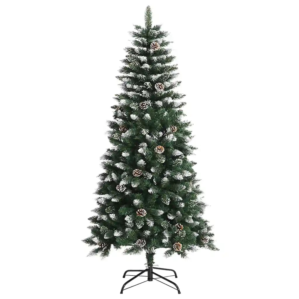 Albero di Natale artificiale con 150 LED Verde 120 cm 3395794